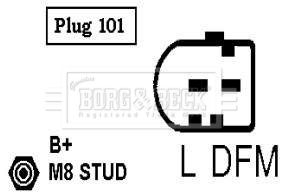 BORG & BECK Ģenerators BBA2796